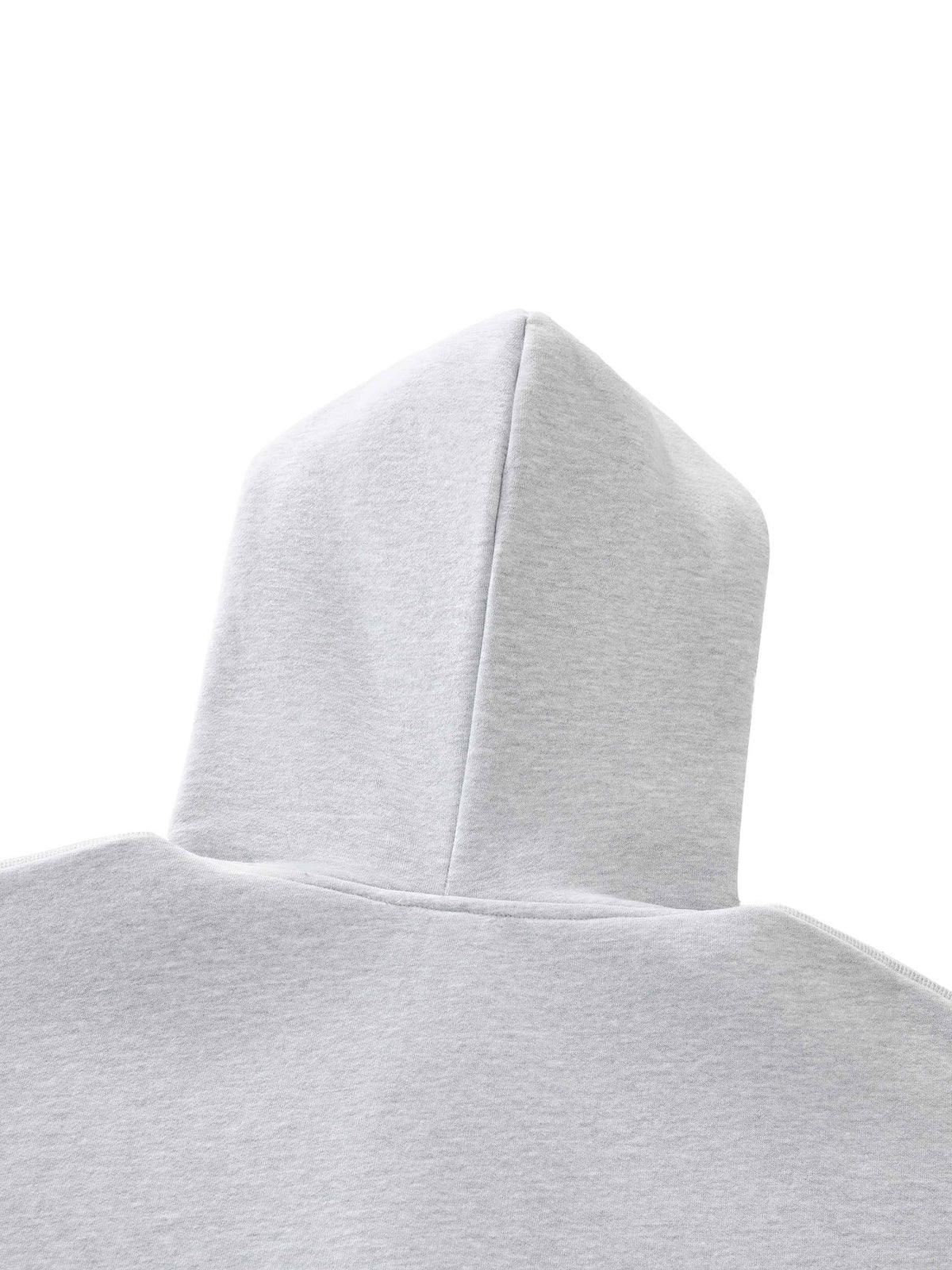 Phantom Core Grey Tracksuit Contrast-Stitched Boxy Fleece Zip Up Hoodie Streetwear Y2K