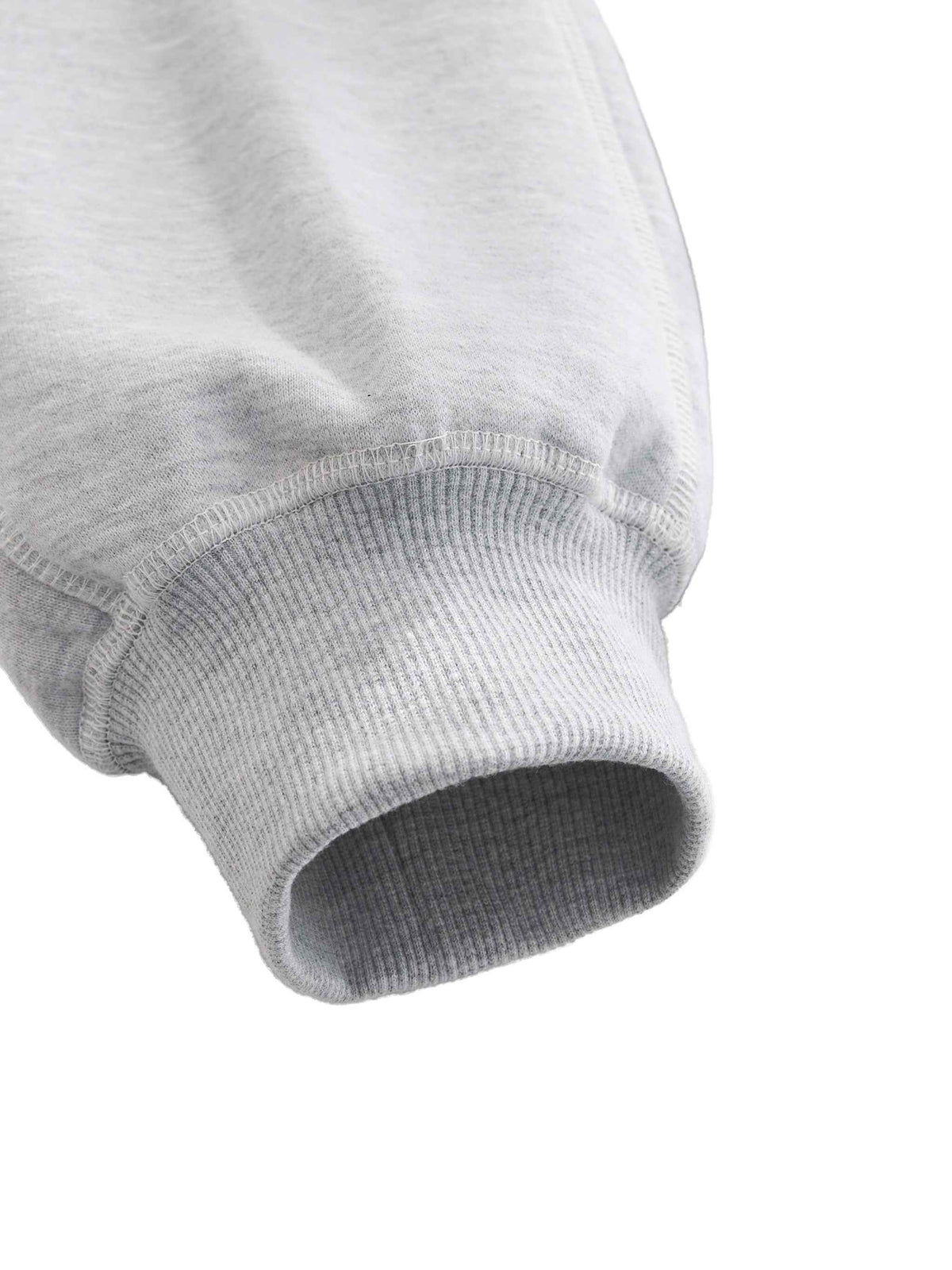 Phantom Core Grey Tracksuit Contrast-Stitched Boxy Fleece Zip Up Hoodie Streetwear Y2K