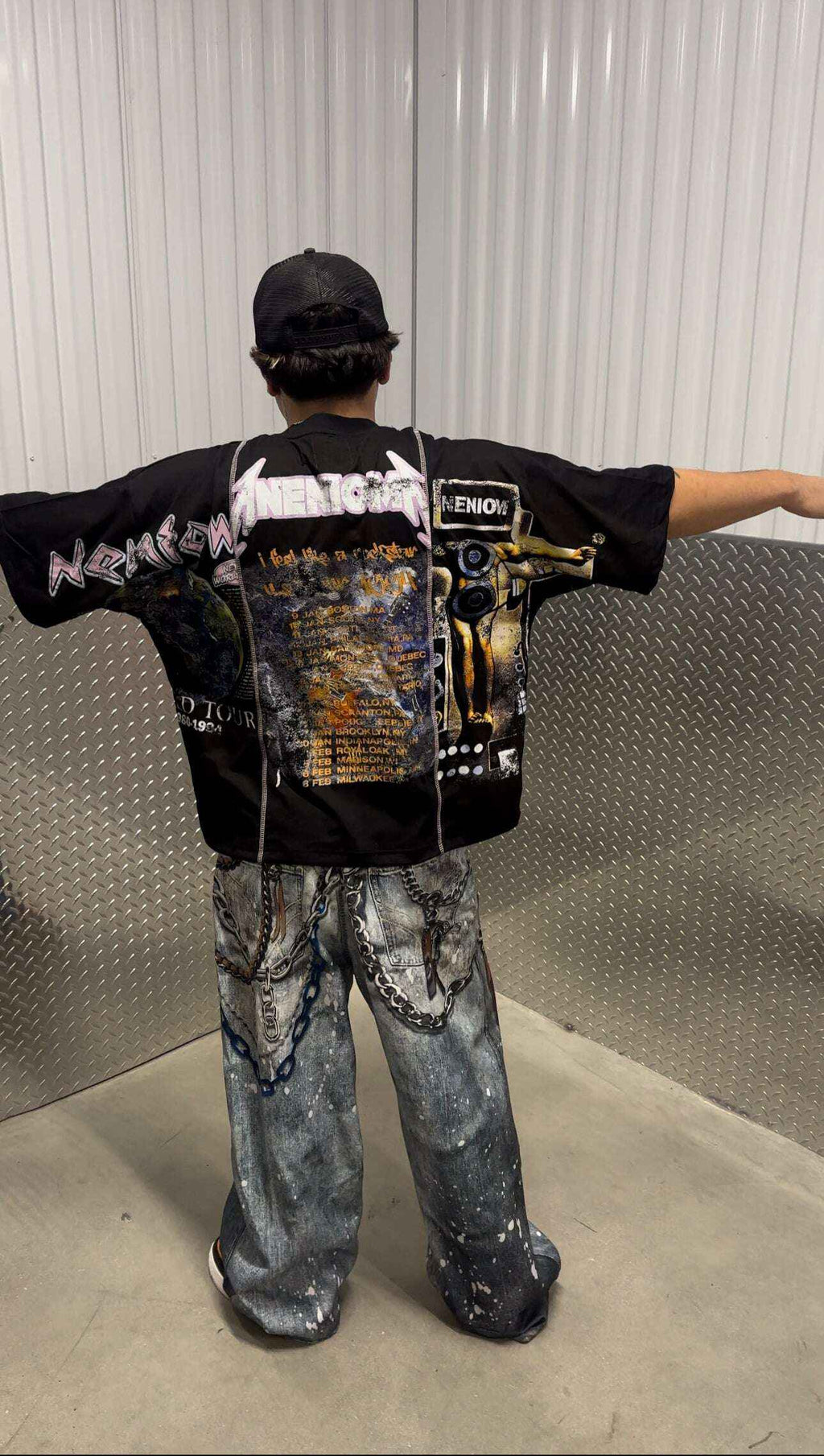 ★ LIMITED ★ Neniom World Tour Boxy Shirt Streetwear Oversized Graphic Tee