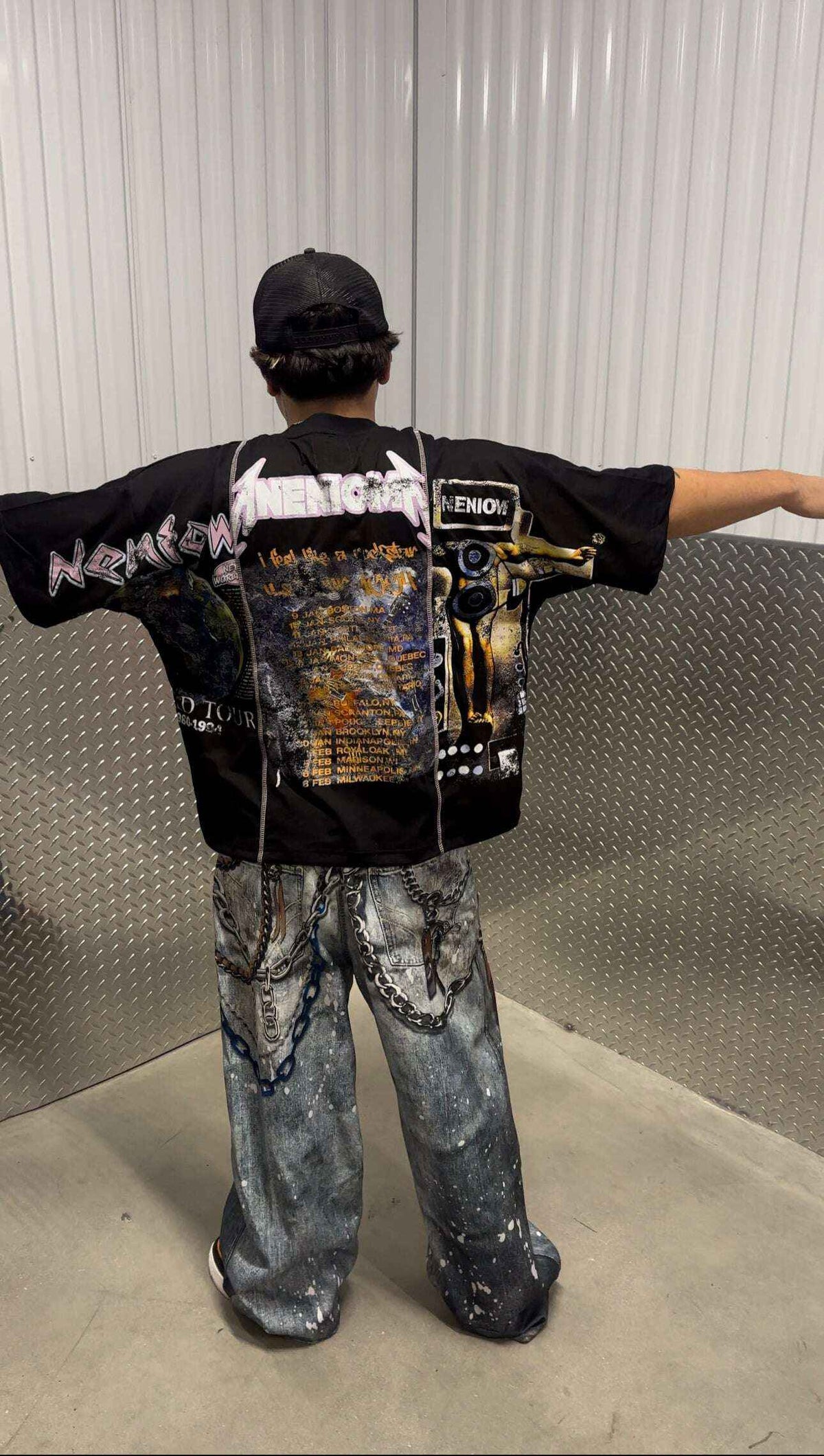 ★ LIMITED ★ Neniom World Tour Boxy Shirt Streetwear Oversized Graphic Tee