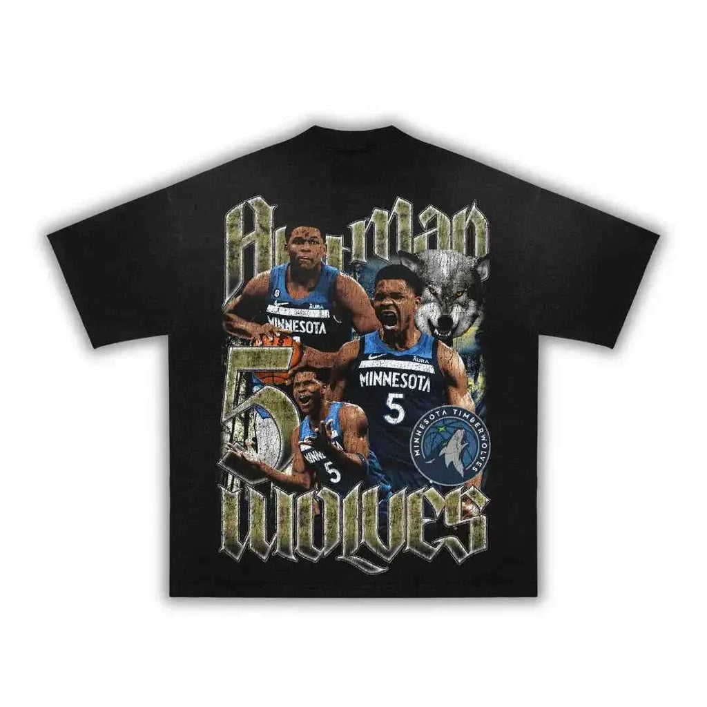 Ant Man Anthony Boxy Vintage Graphic Basketball Oversized Retro Tee Streetwear Y2K