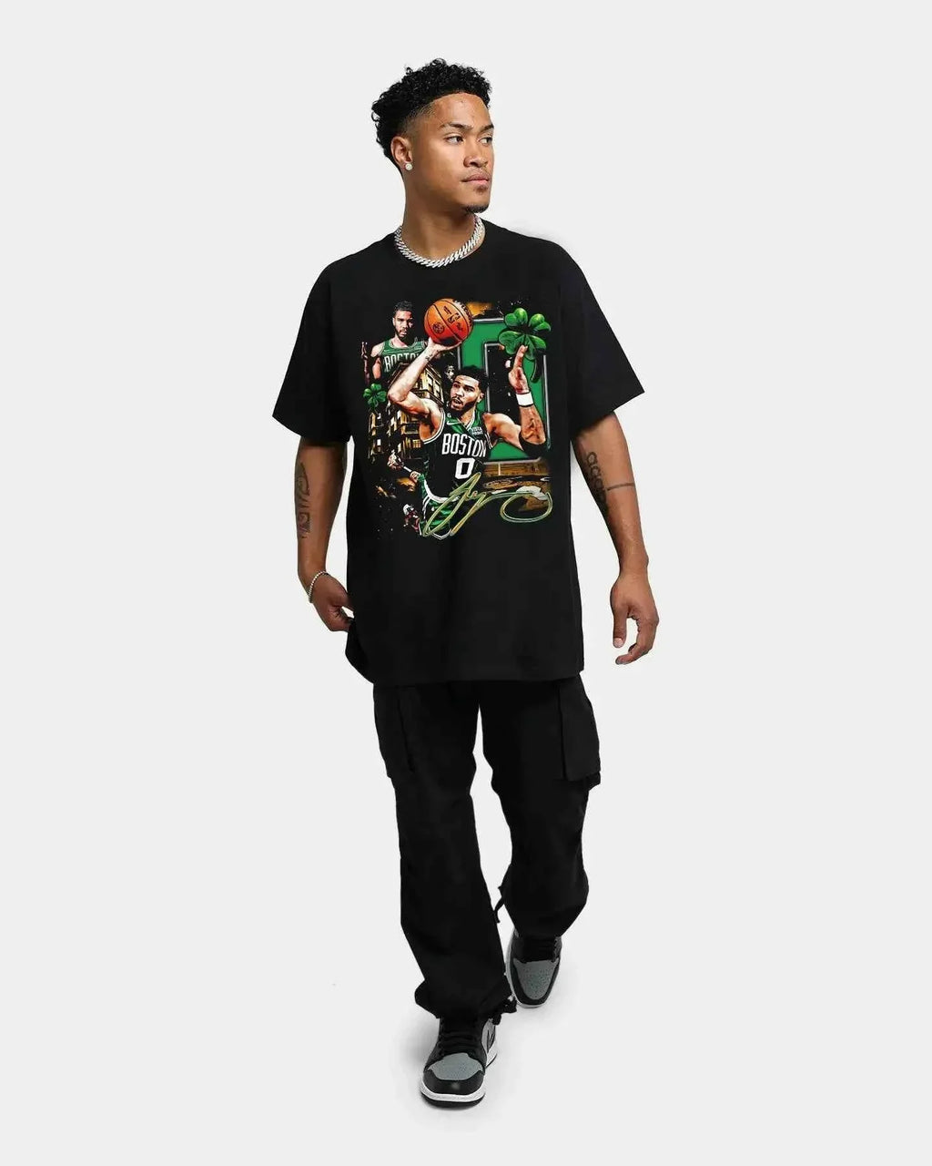 JAYSON TATUM CELTICS Boxy Vintage Shirt Streetwear Y2K Graphic Unisex Basketball Tees