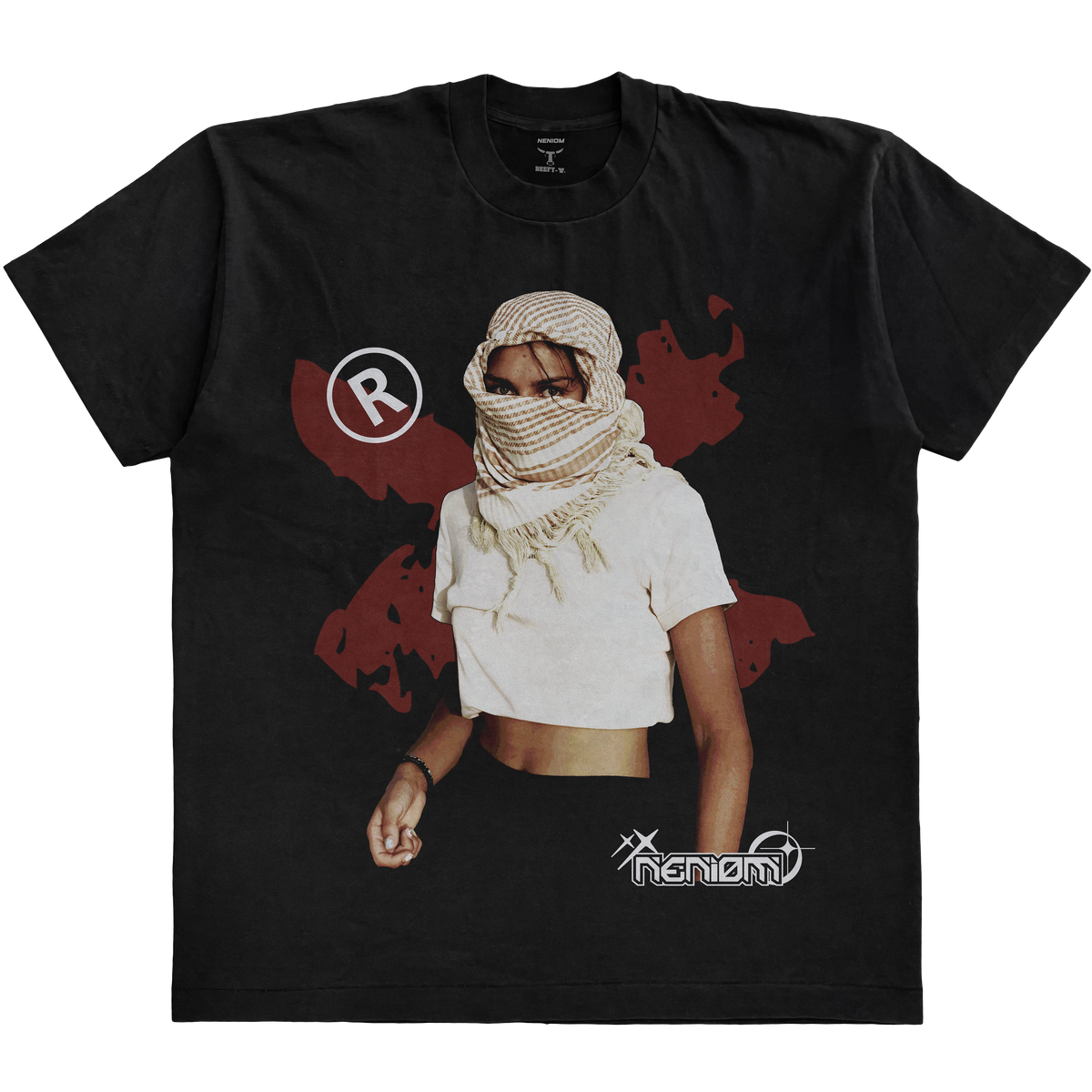 Neniom Desert Girl ® Vintage Oversized Boxy Shirt Graphic Tee Streetwear Y2K