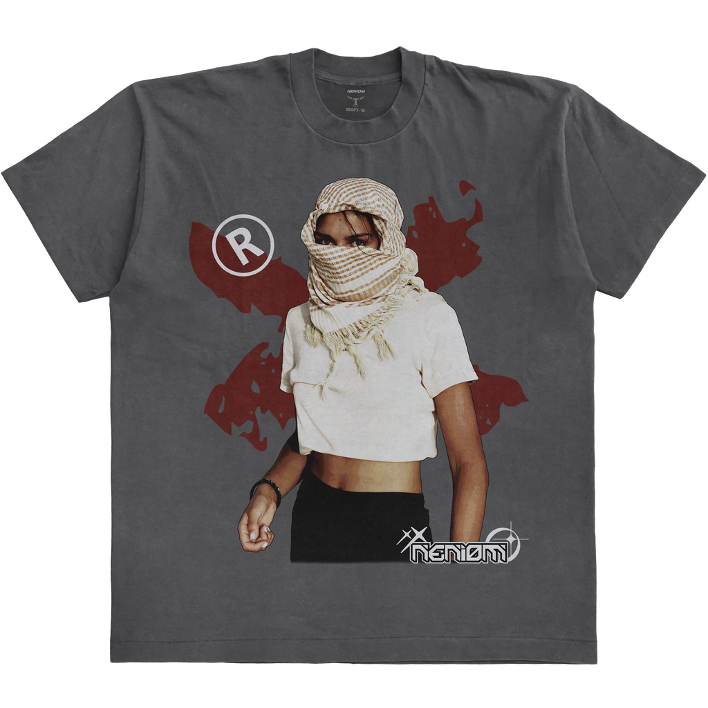 Neniom Desert Girl ® Vintage Oversized Boxy Shirt Graphic Tee Streetwear Y2K