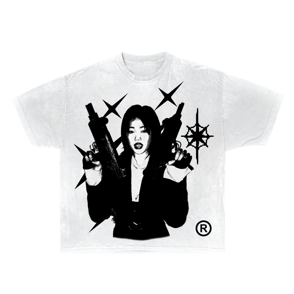 Twin Uzi Streetwear Tee 100 Percent Cotton True To Size Casual Graphic Shirt For Everyday Wear