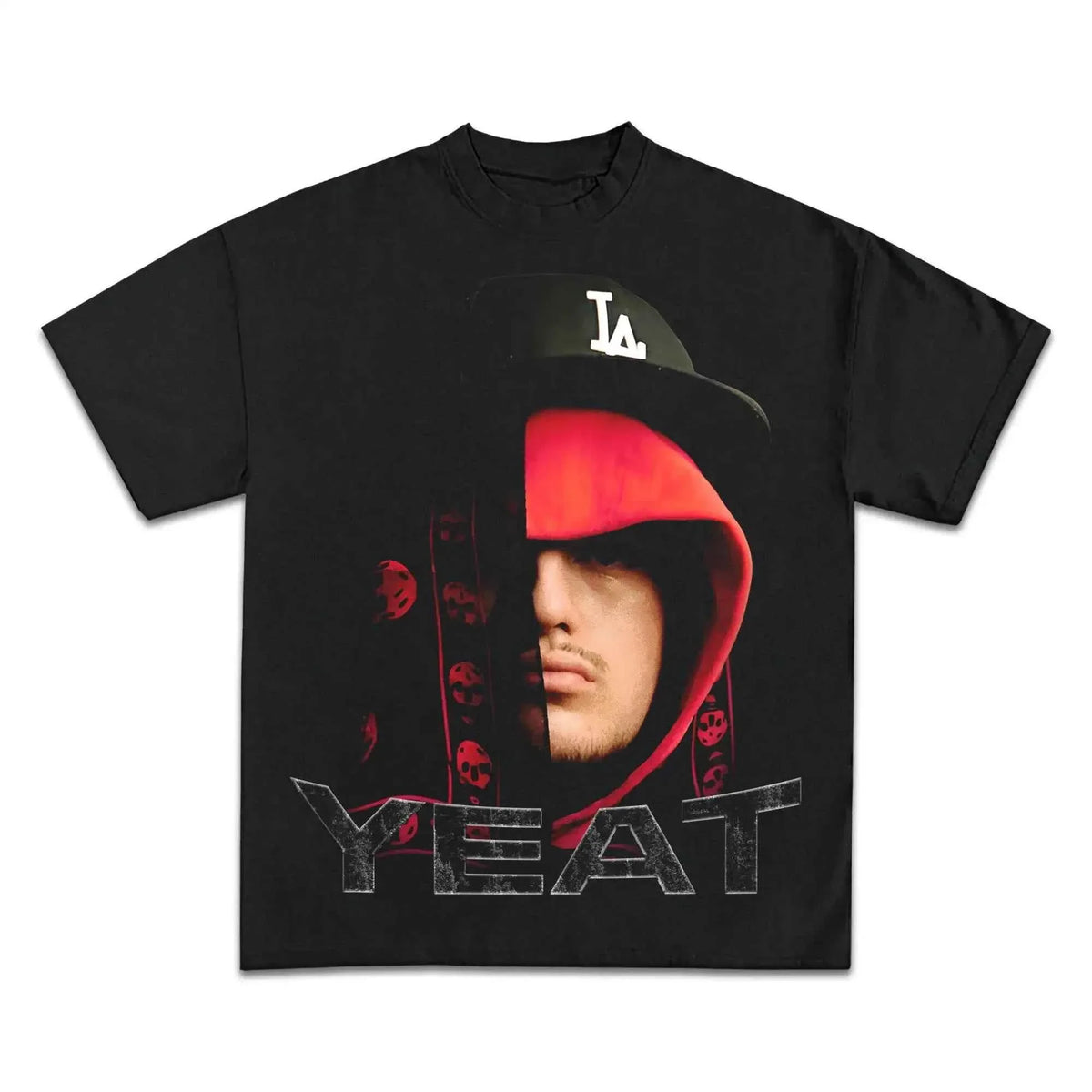 Hidden Yeat Boxy Vintage Shirt Graphic Hip Hop Rap Oversized Tonka Tee Streetwear Y2K
