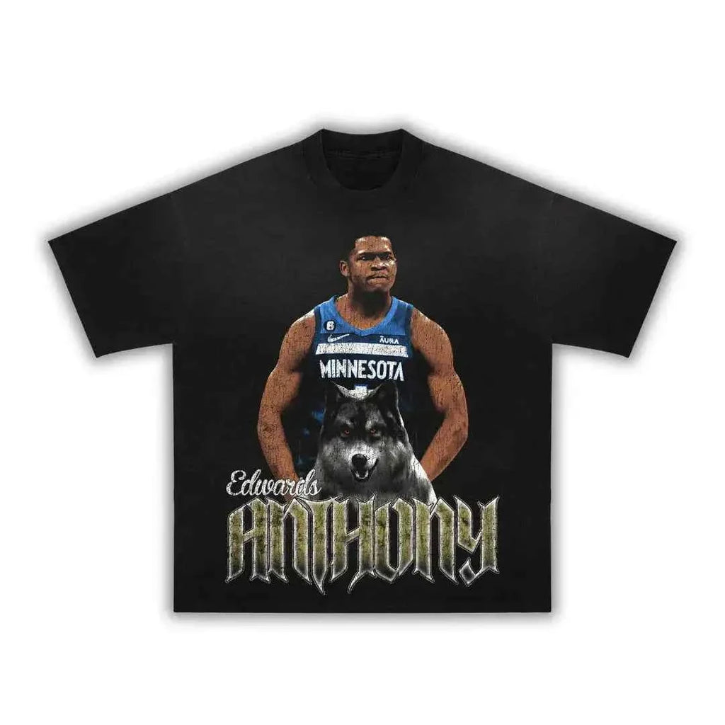 Ant Man Anthony Boxy Vintage Graphic Basketball Oversized Retro Tee Streetwear Y2K
