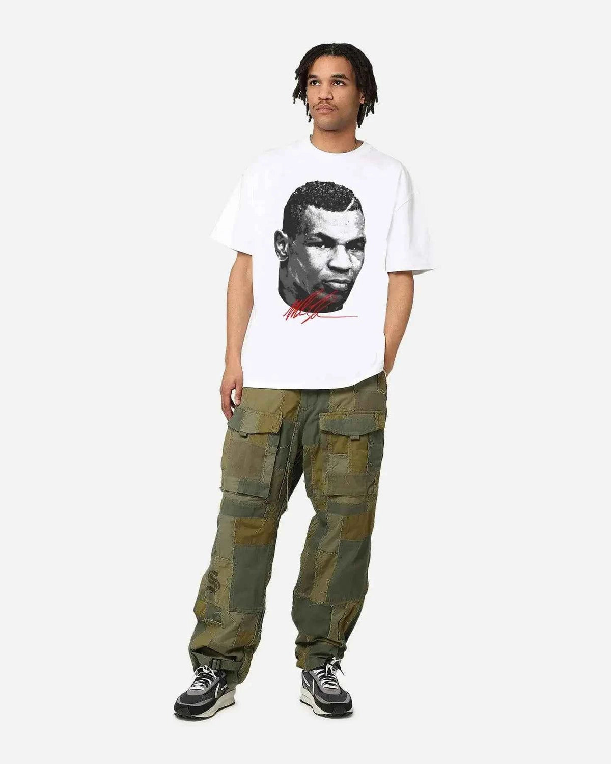 Mike Tyson Mean Mug Boxy Vintage Shirt Streetwear Retro Y2K Oversized Graphic Unisex Tees
