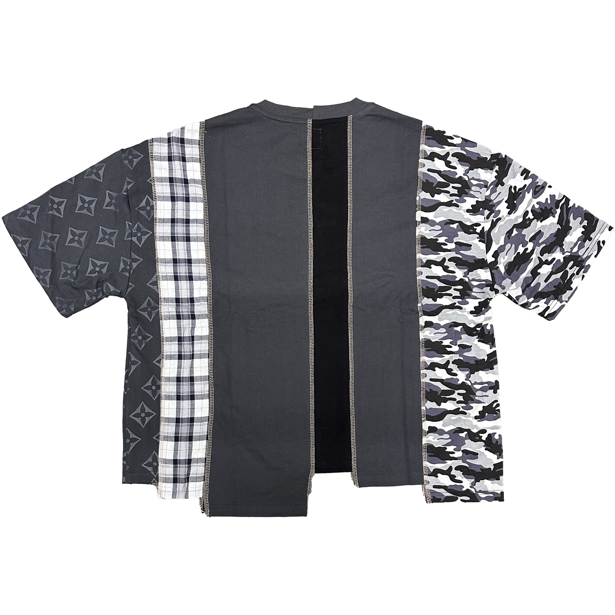 ★ LIMITED ★ NENIOM 6 CHOICE UNEVEN BOXY SHIRT OVERSIZED UNISEX STREETWEAR Y2K