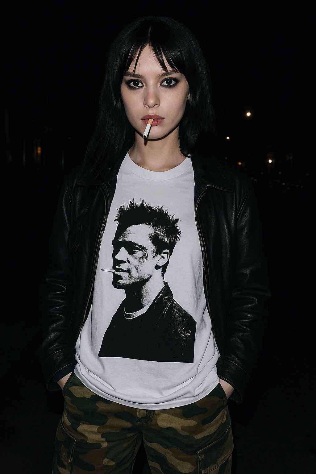 Brad Pitt Boxy Vintage T-Shirt Graphic Artist Shirts Oversized Streetwear Hot Unisex Tees