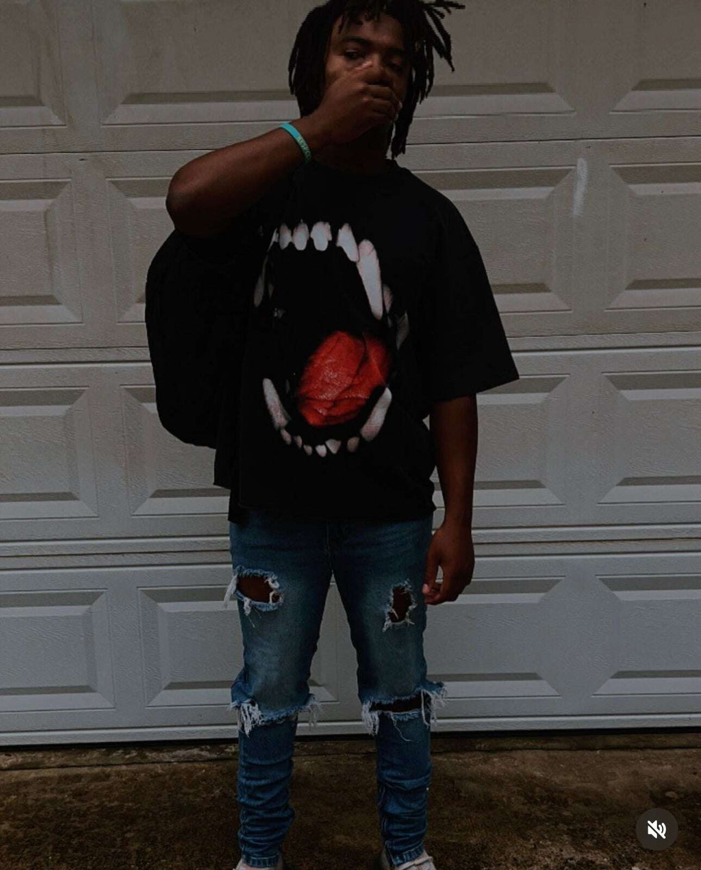 Neniom Vicious Dog Bite 2 Boxy Vintage Oversized Shirt Unisex Tee Streetwear Y2K