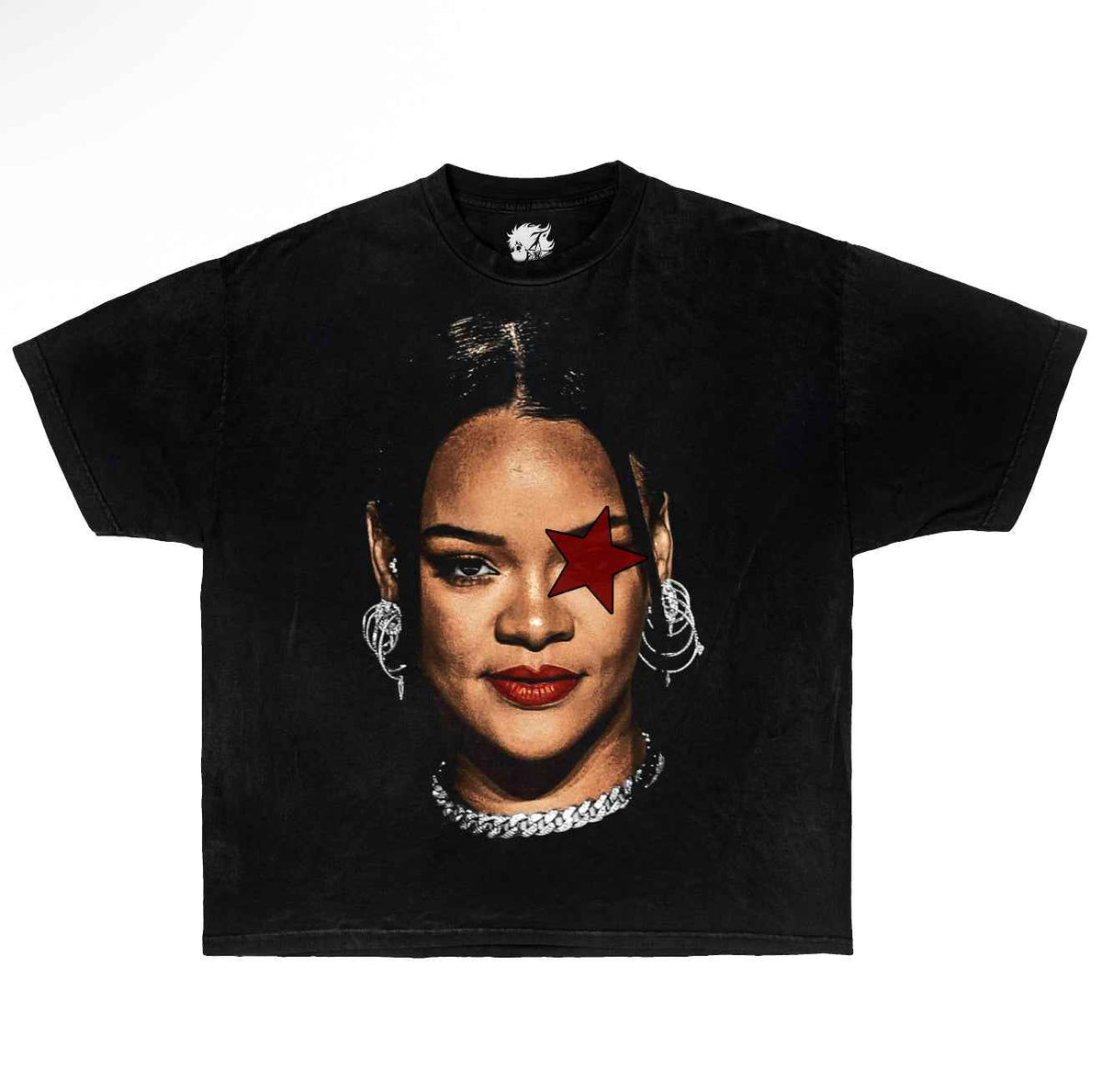 Y2K Rihanna Boxy Vintage T-Shirt Graphic Artist Shirts Oversized Streetwear Unisex Hot Asap