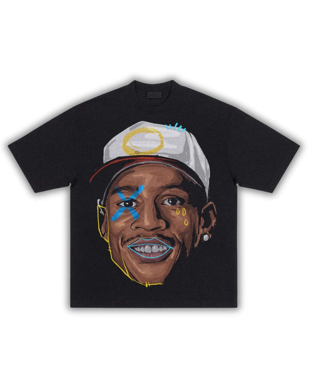 The Answer Iverson Big Head Boxy Vintage Shirt Graphic Basketball Tee Retro Streetwear Y2K