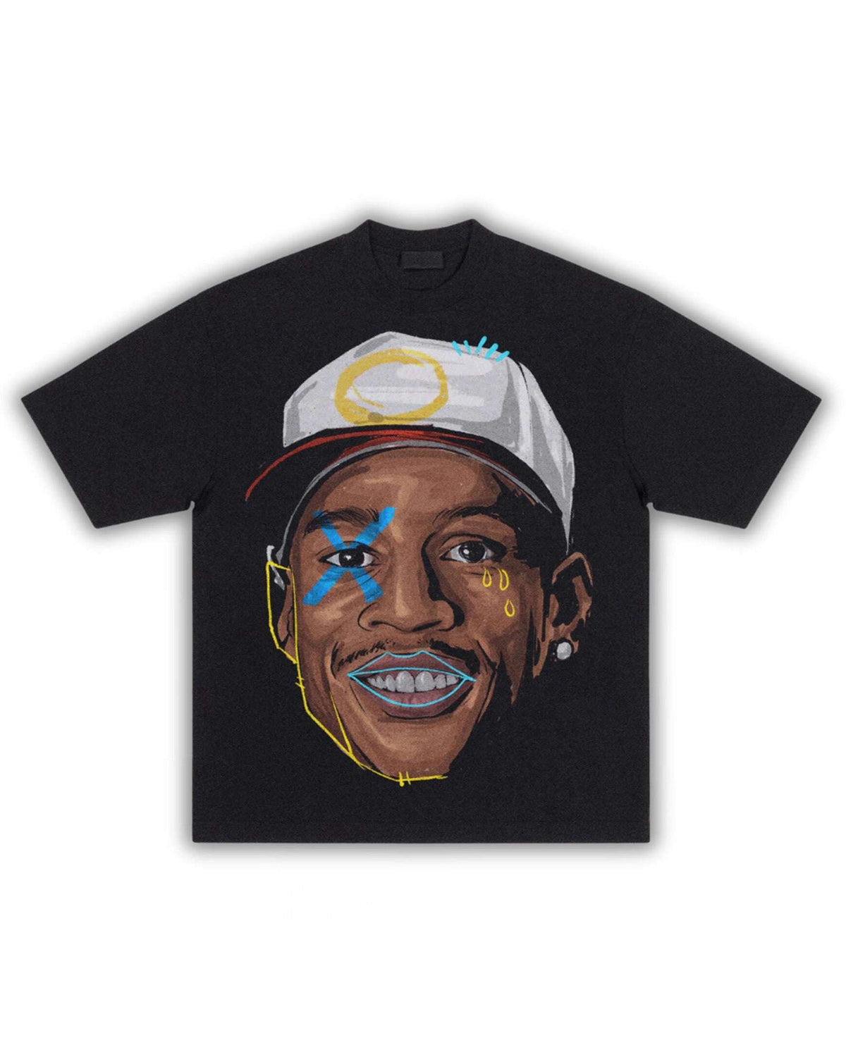The Answer Iverson Big Head Boxy Vintage Shirt Graphic Basketball Tee Retro Streetwear Y2K