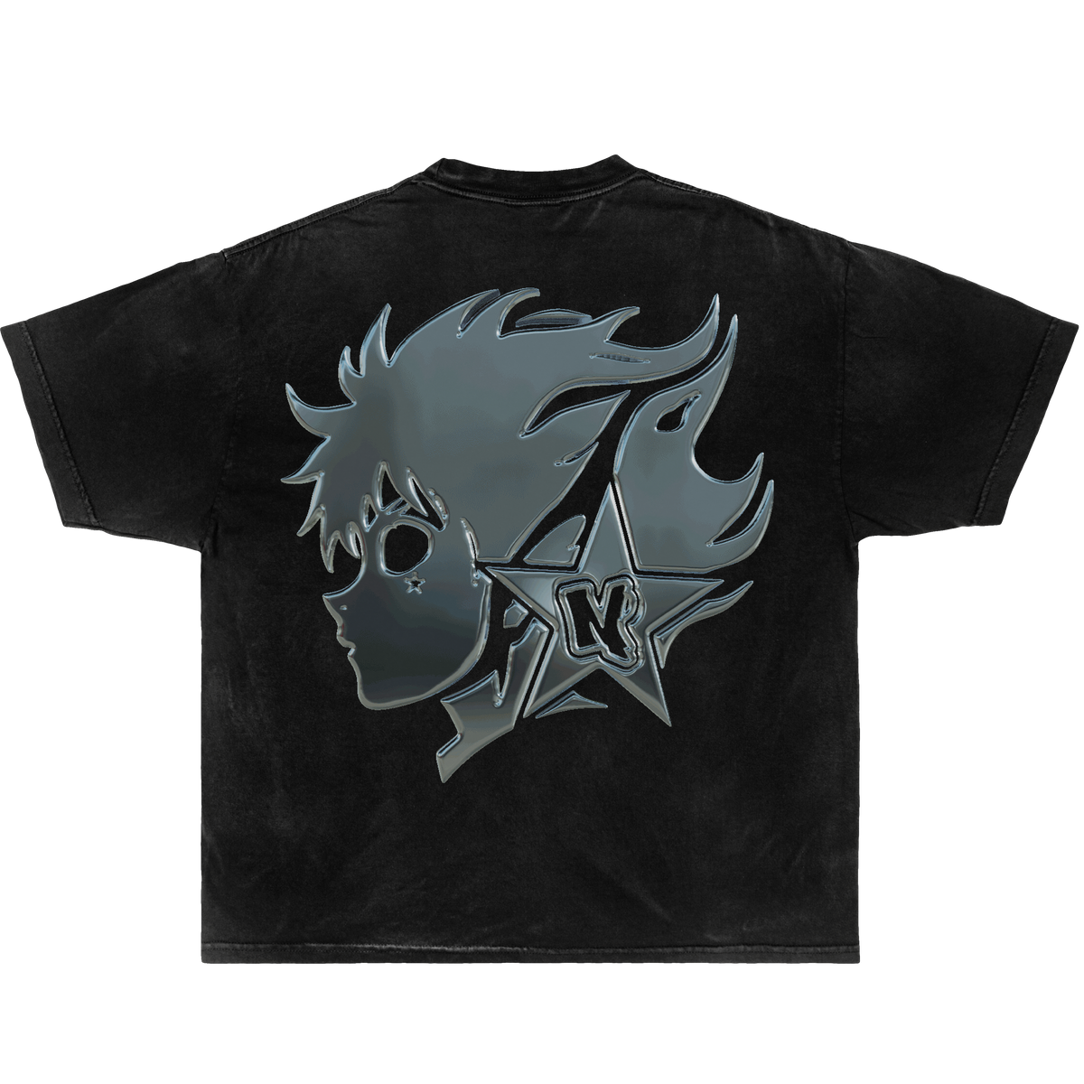 Neniom Grillz Happy Perc Boxy Vintage Shirt Oversized Graphic Unisex Tee Streetwear Y2K