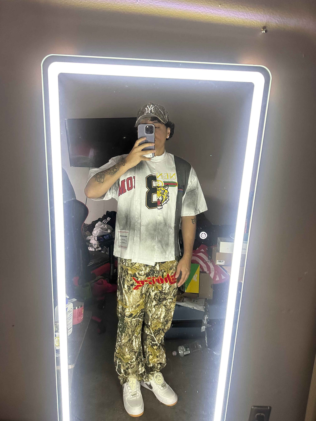 ★ LIMITED ★ F*CK DESIGNERS UNEVEN SHIRT VINTAGE STREETWEAR Y2K