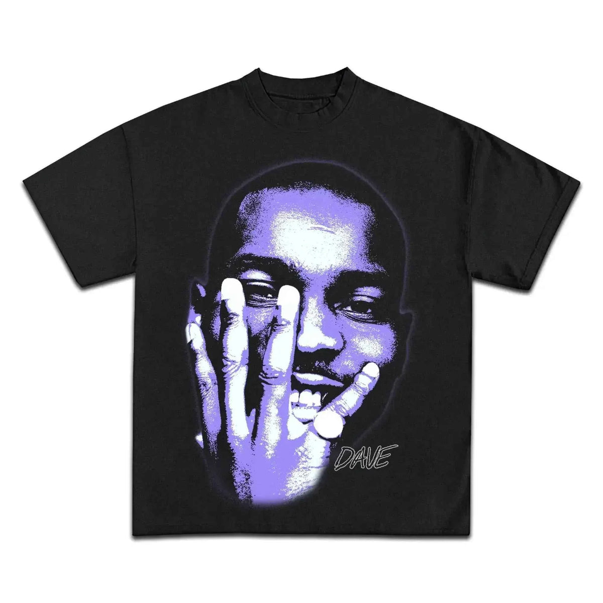 Santan Dave Big Head Graphic Boxy Vintage T-Shirt Hip Hop Streetwear Shirt Y2K Artist Rap Oversized Tee