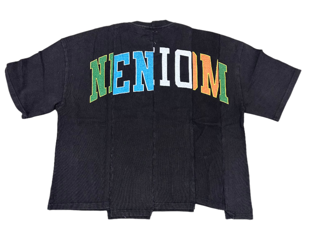 ★ LIMITED ★ NENIOM UNEVEN CHARACTERS SHIRT OVERSIZED BOXY STREETWEAR Y2K