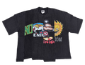 ★ LIMITED ★ NENIOM UNEVEN CHARACTERS SHIRT OVERSIZED BOXY STREETWEAR Y2K