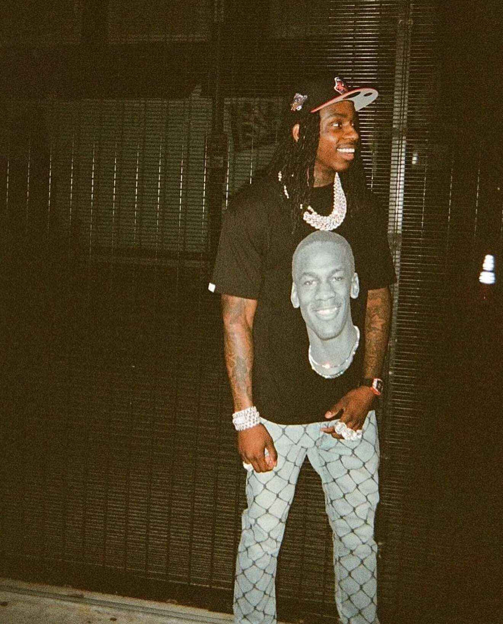 Iced Out Diamond Michael Jordan Shirt Y2K Streetwear Unisex Fit