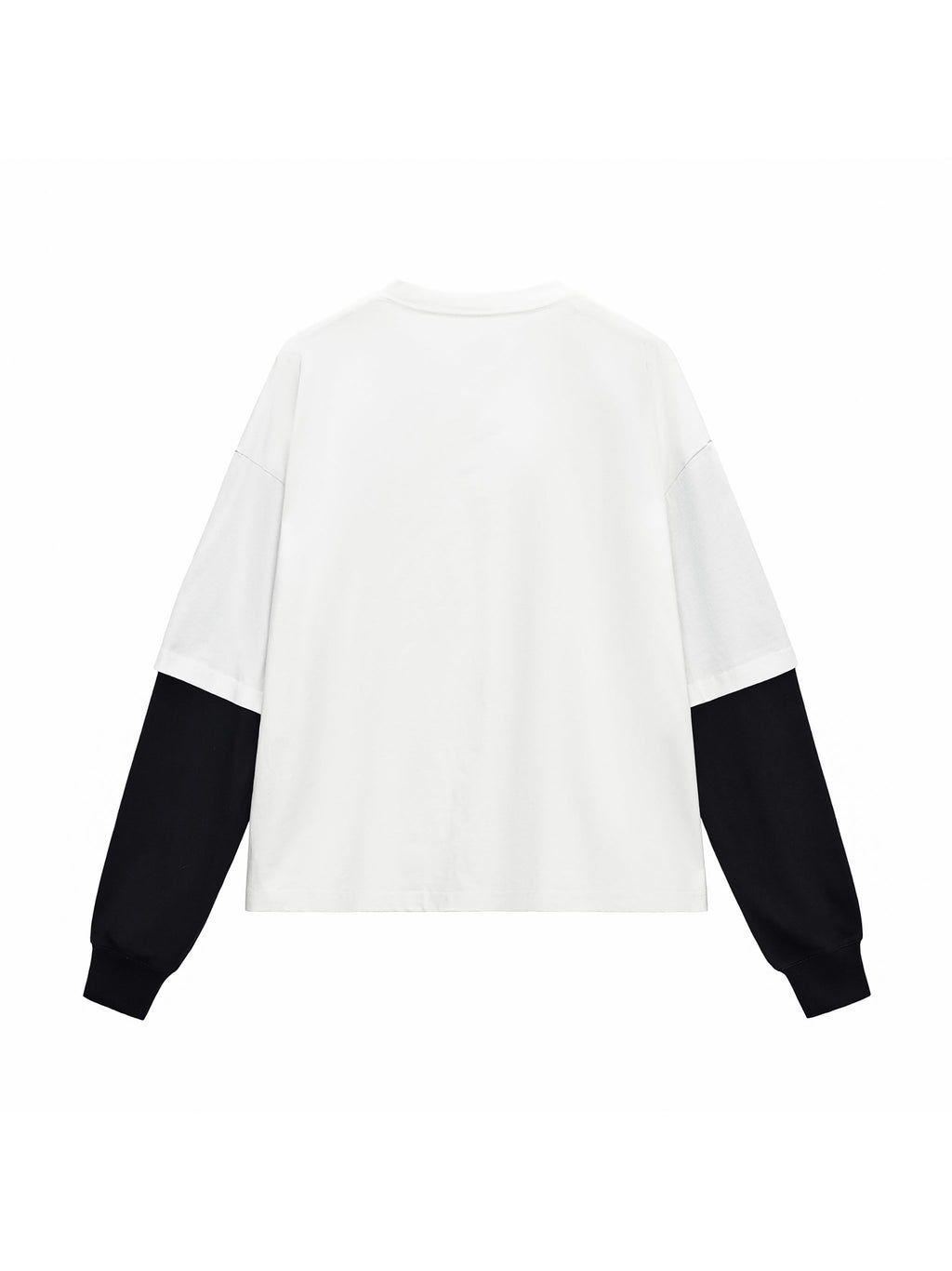 Olympic Layered Long Sleeve Cotton Sweater Streetwear Oversized Y2K Sweat Shirt