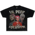 LIL PEEP STAR SHOPPIN T-SHIRT VINTAGE 90'S INSPIRED GRAPHIC STREETWEAR Y2K