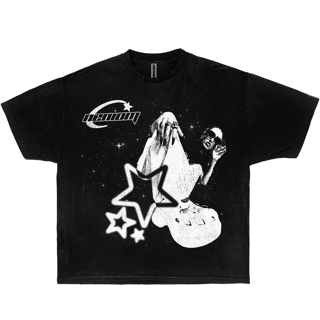Neniom Big Steppa Vintage Oversized Boxy Graphic Shirt Streetwear Y2K Grudge