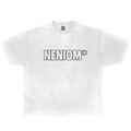 Neniom Text Spider Vintage Boxy Shirt Graphic Tee Streetwear Y2K