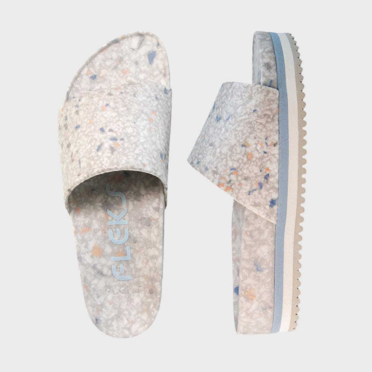 East Beach Slide Platform - Faded Denim