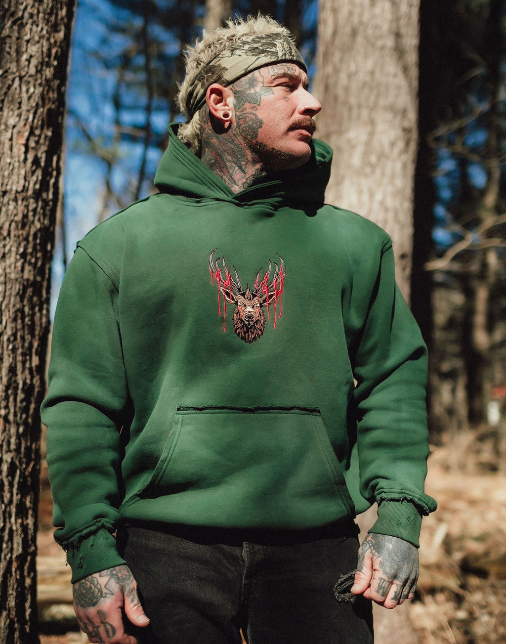 Trophy Pullover Hoodie Green