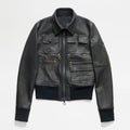 Women's Black B3 Sheepskin Shearling Aviator Jacket