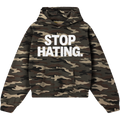 NENIOM "STOP HATING" Army Camo Heavyweight Hoodie
