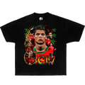 CR7 Cristiano Ronaldo Shirt Vintage Boxy Bootleg Soccer Tee Streetwear Y2K Oversized Graphic
