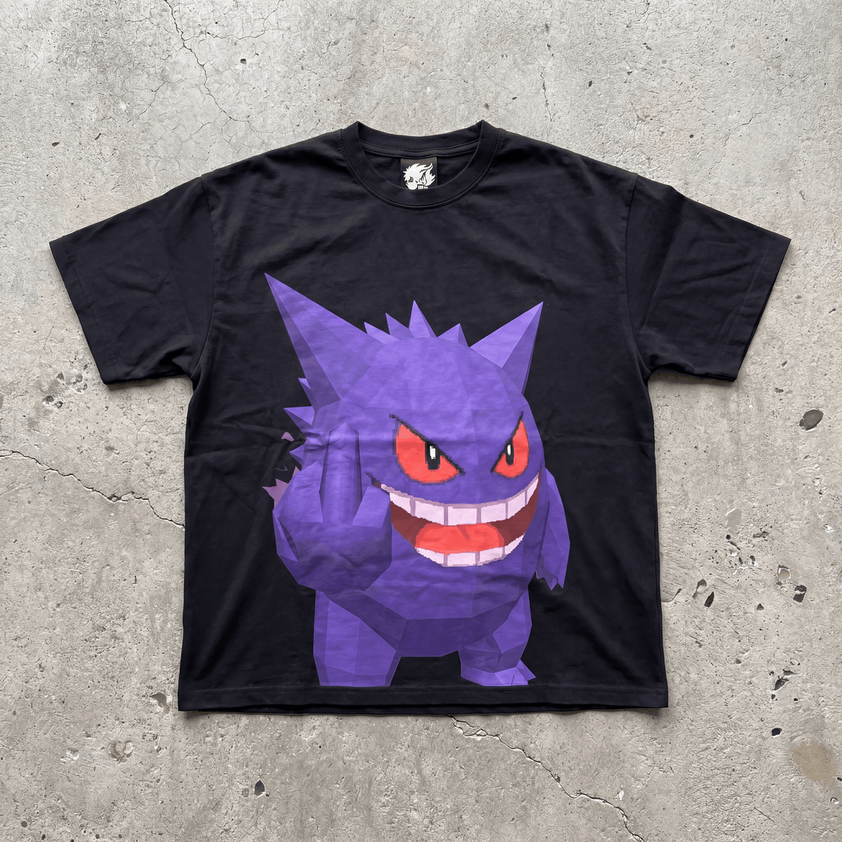 Unhappy Gengar Graphic T-Shirt Cute Anime Gaming Tee Y2K Pokémon Shirts