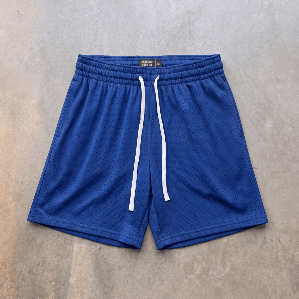 Everyday Mesh Drawstring Shorts – Royal Blue