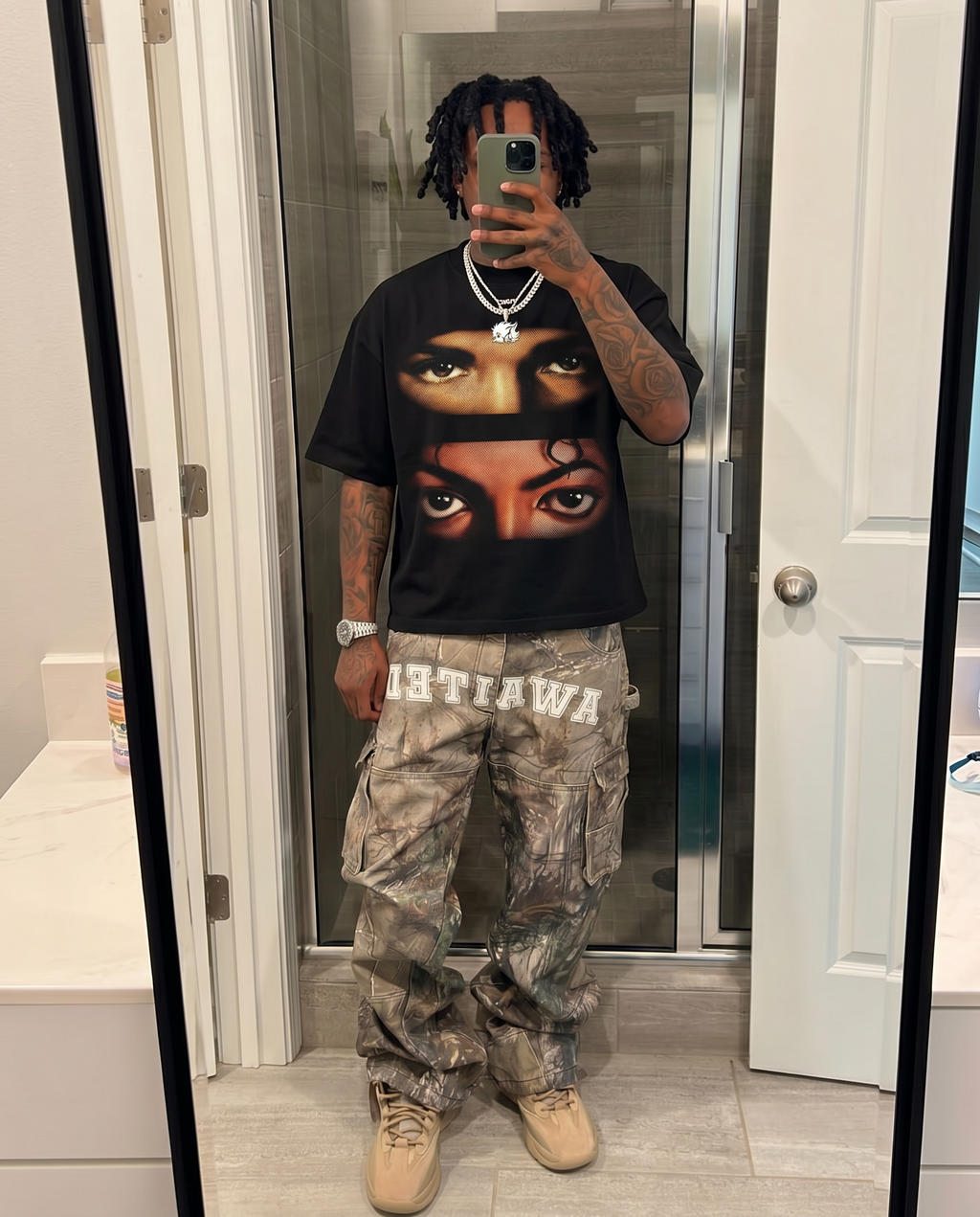 Drake & Michael Jackson Vision Boxy Shirt Vintage Bootleg Streetwear Oversized Graphic Tee