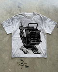 POV Raygun Heavyweight Washed Gradient Boxy Tee Shirt