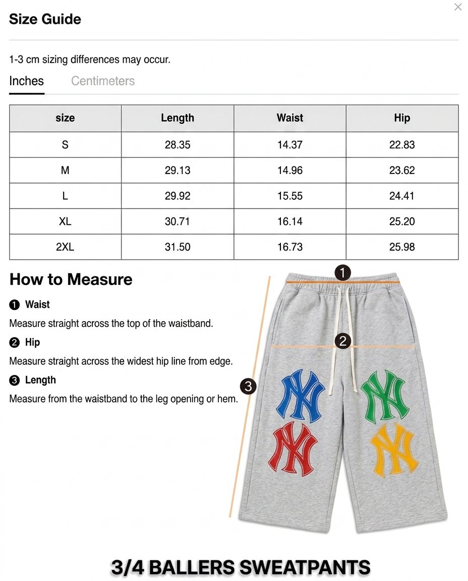 NYC Baggy Basketball 3/4 Length Long Sweat Streetwear Shorts – Oversized Y2K Black