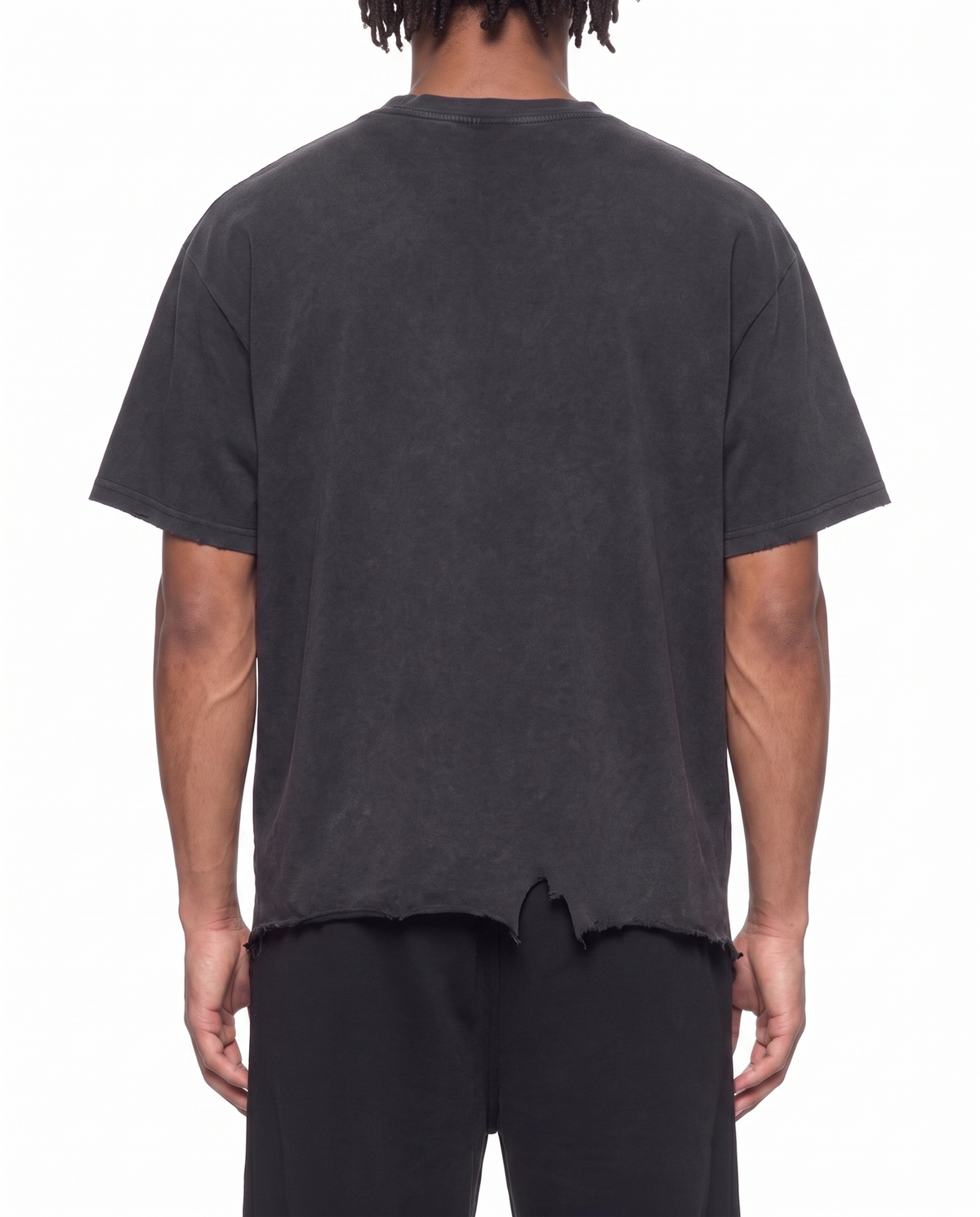 Destroyed Area 51 Alien Distressed Boxy Streetwear Tee Shirt