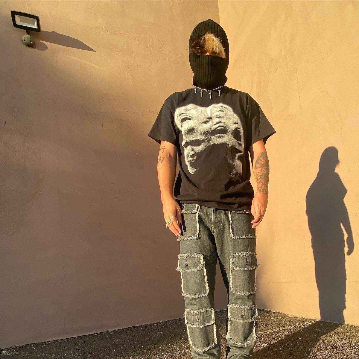 Screamo Vintage Oversized Boxy Tee Streetwear Y2K