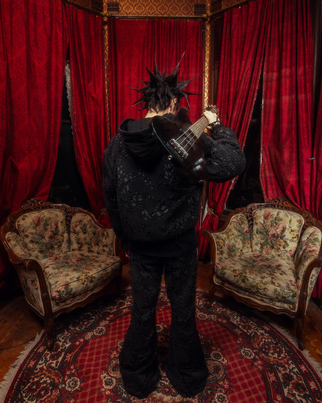BL BURNEDWEB NYLON BOMBER JACKET