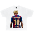 Lamine Yamal Retro Boxy Shirt Soccer Barcelona Tee Streetwear Y2K Oversized Graphic