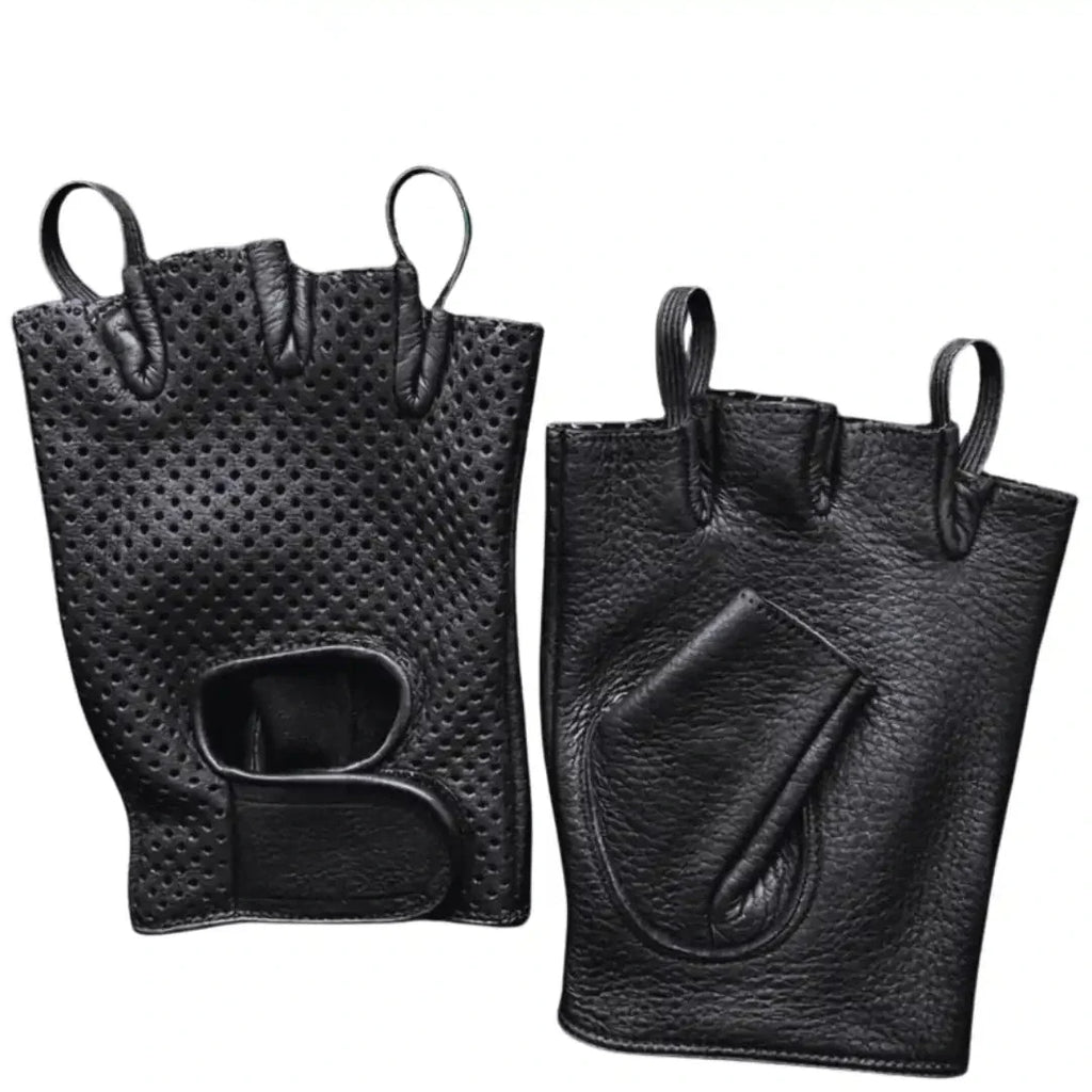 Fingerless Deerskin Gloves