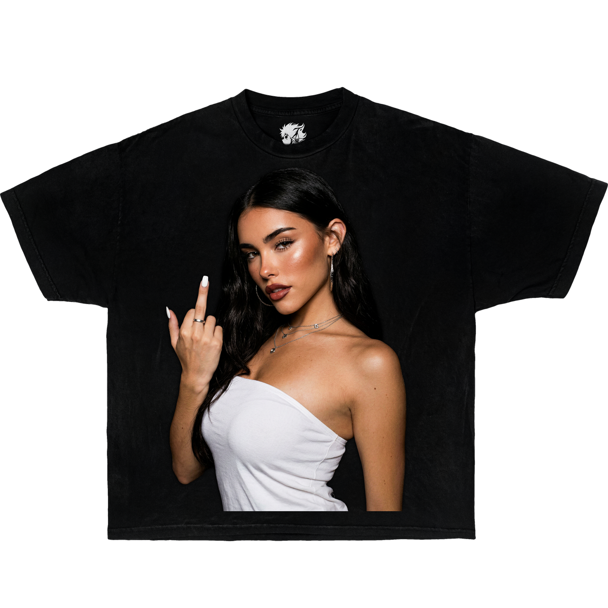 Madison Beer Boxy Shirt Vintage Bootleg Tee Streetwear Y2K Oversized Graphic