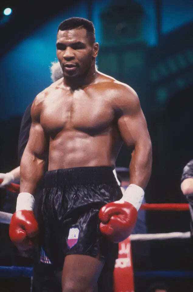 IRON MIKE TYSON VINTAGE BOXY T SHIRT OVERSIZED STREETWEAR TEES Y2K GRAPHIC