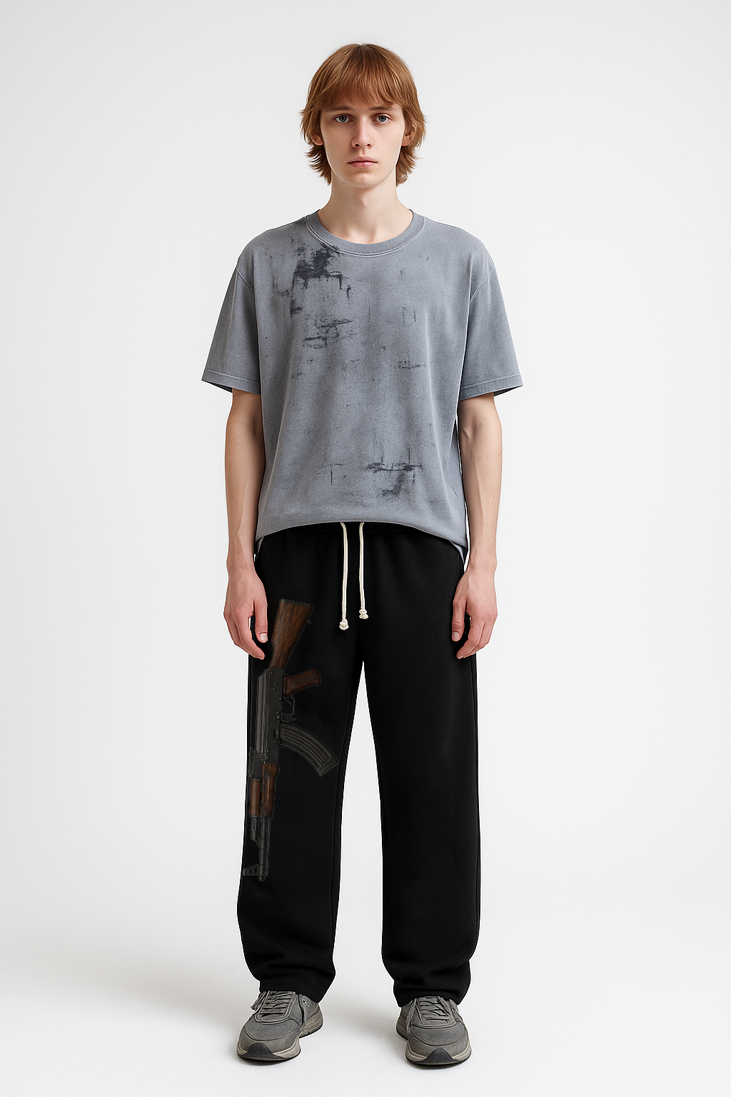 AK-47 Guerilla Streetwear Sweatpants Premium Loose-Fit Y2K Fashion Pants