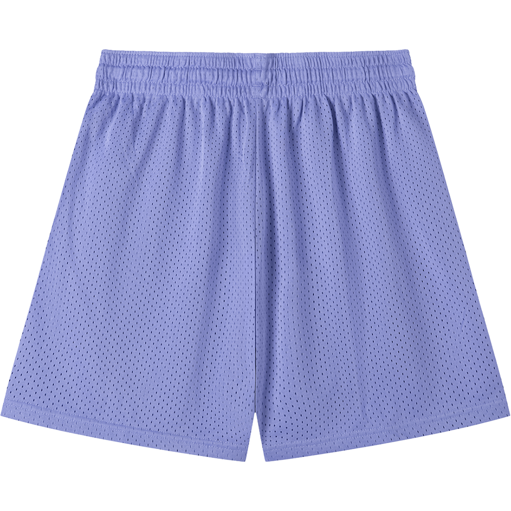 Everyday Mesh Drawstring Purple Shorts