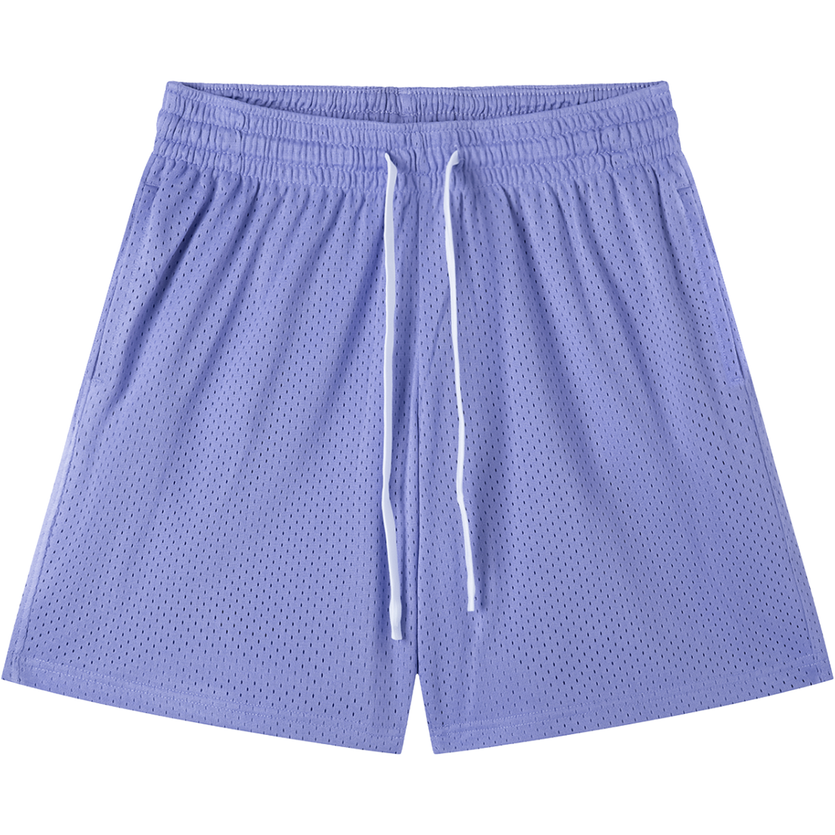 Everyday Mesh Drawstring Purple Shorts