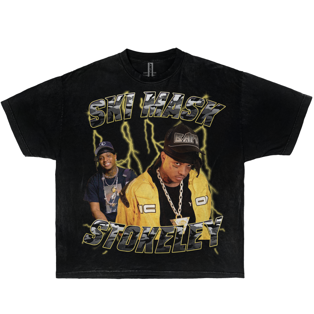 SKI MASK SLUMP GOD VINTAGE SHIRT GRAPHIC RAP TEE SKIMASK STREETWEAR