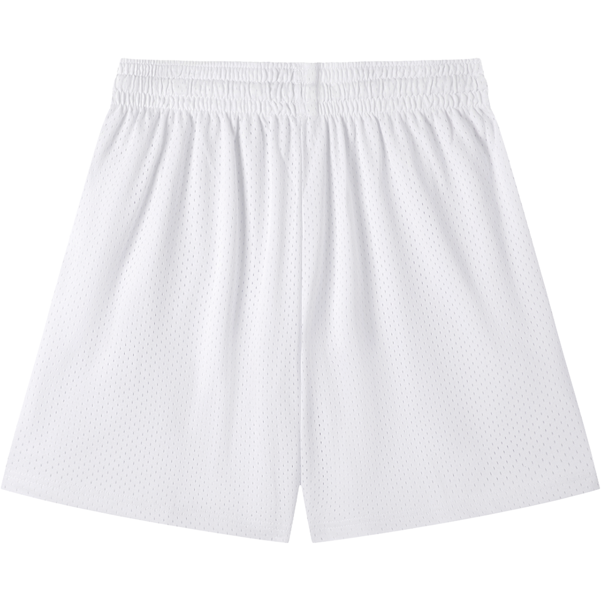 Everyday Mesh Drawstring Shorts – White